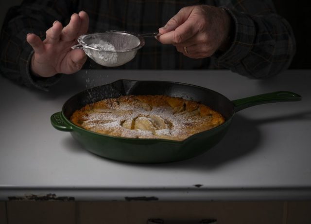 Pear Custard Pie, Tarte à la crème aux poires